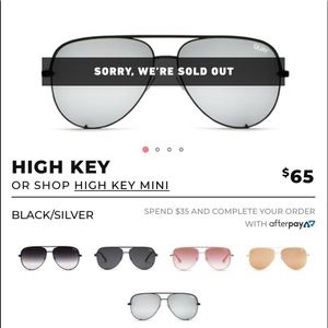 Quay Australia Sunglasses, brand new, never worn